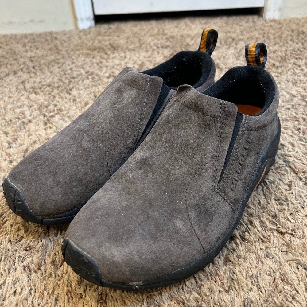 Merrell Jungle Moc Suede Slip On Shoes Brown Mens 7 Womens 8.5